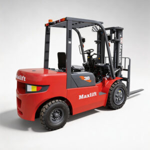 3 ton red diesel forklift
