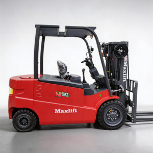 5 ton red lithium battery forklift